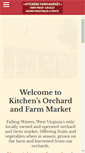 Mobile Screenshot of kitchensfarmmarket.com